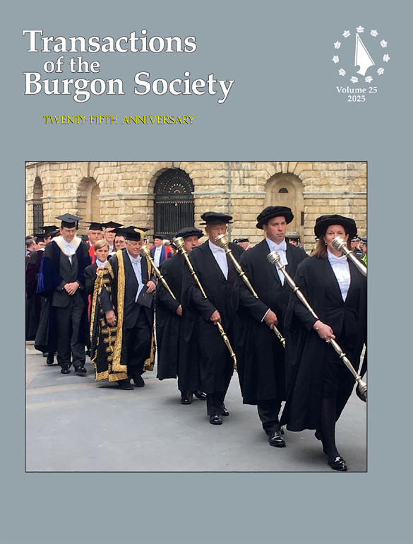 Transactions Volume 25 Front Cover